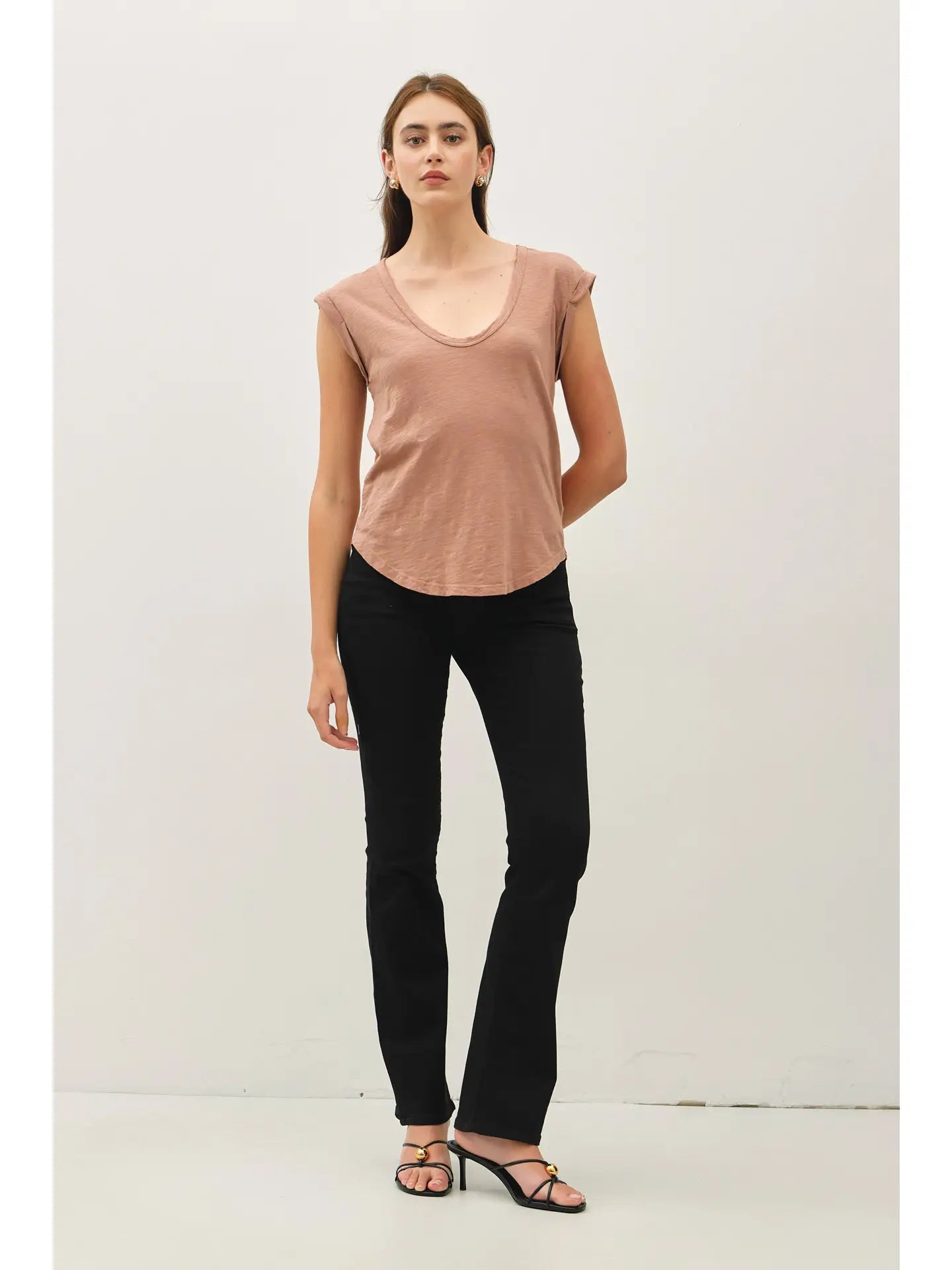 Rhonnie Cap Sleeve Top