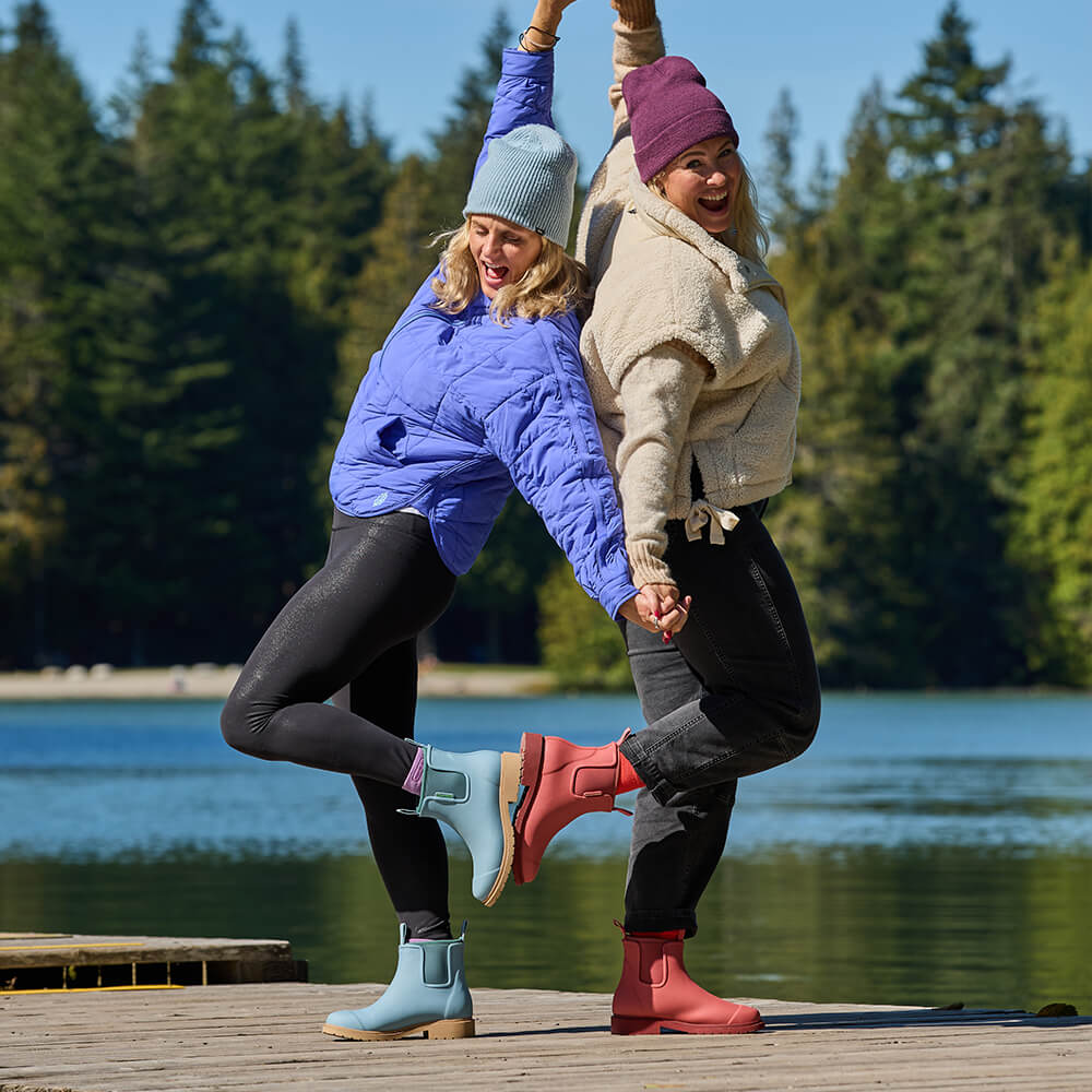 Bobbi Ankle Rain Boot - Seafoam