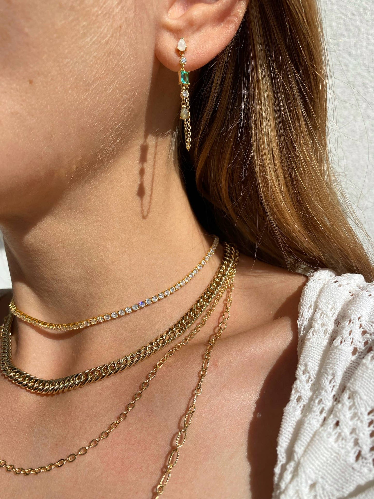 Droplet Earrings - Paraiba