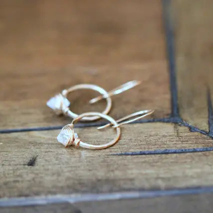 14k Gold Fill Pike Hoops