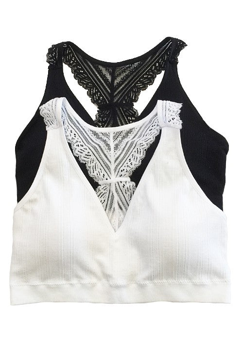 Emily Lace Racerback Bralette