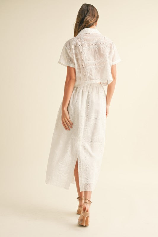 Lucy Eyelet Detail Blouse