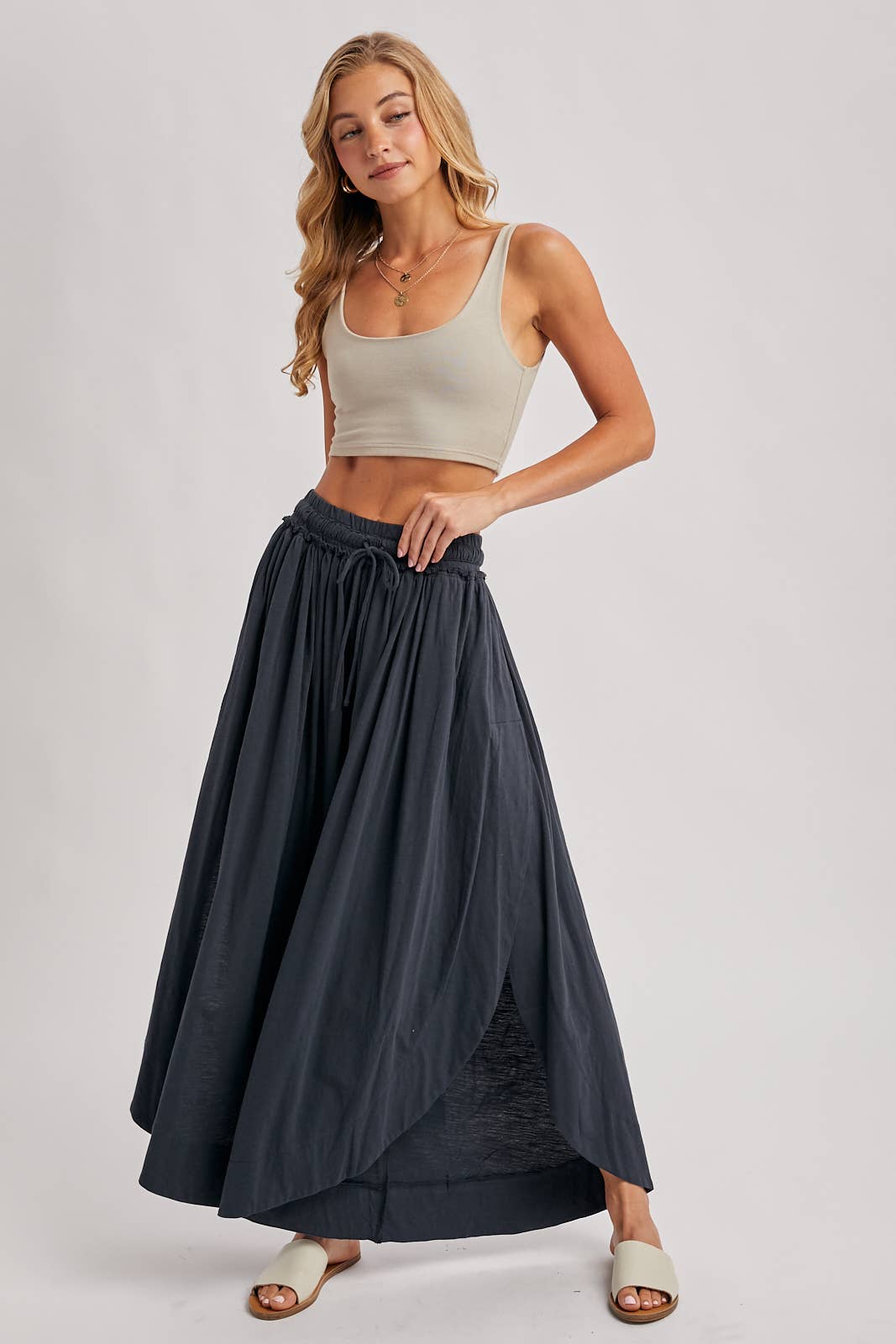 Eliza Round Hem Pants