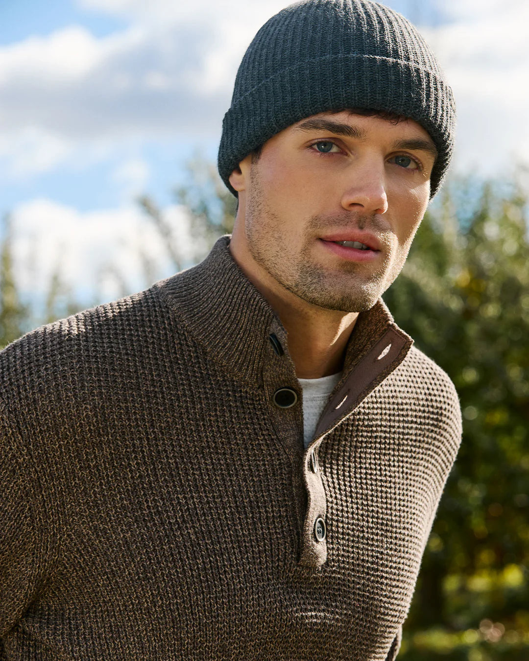 Dom Cooling Mock Neck Sweater