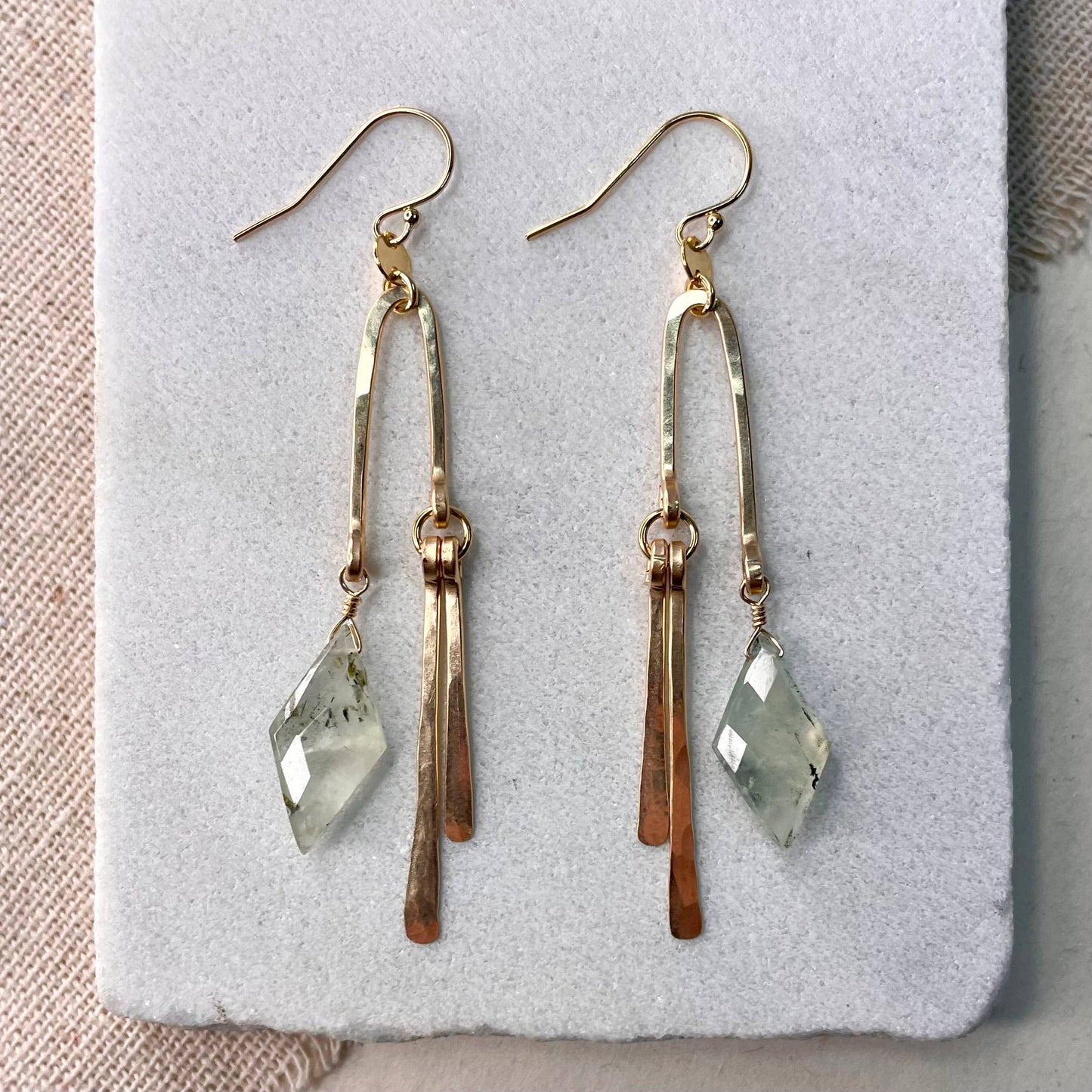 Diamond and Tine Earrings