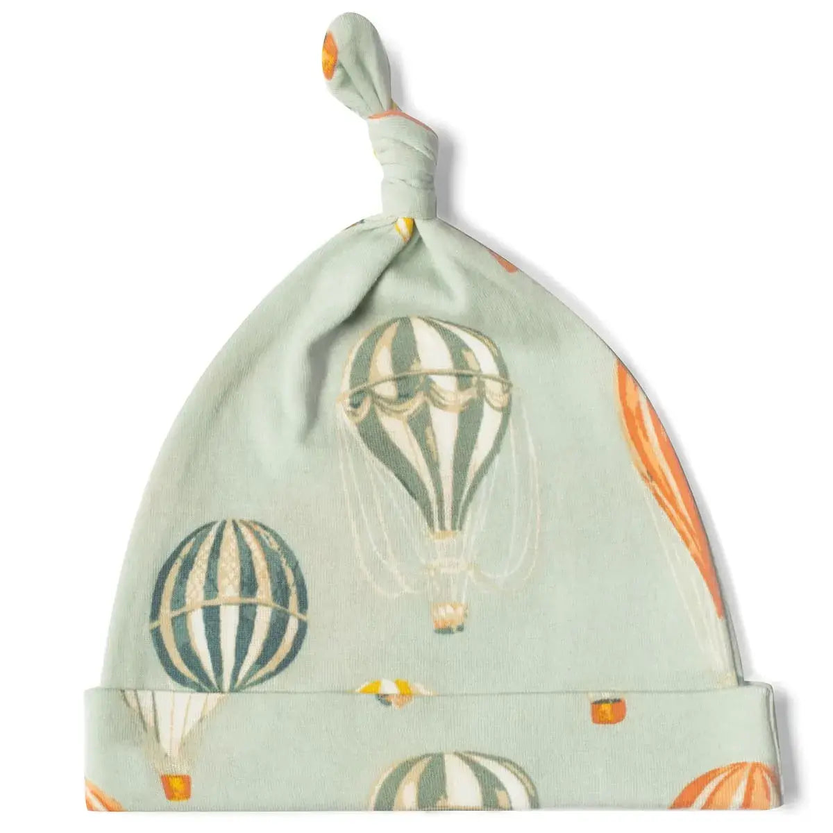 Cozy Vintage Balloons Knotted Beanie Hat