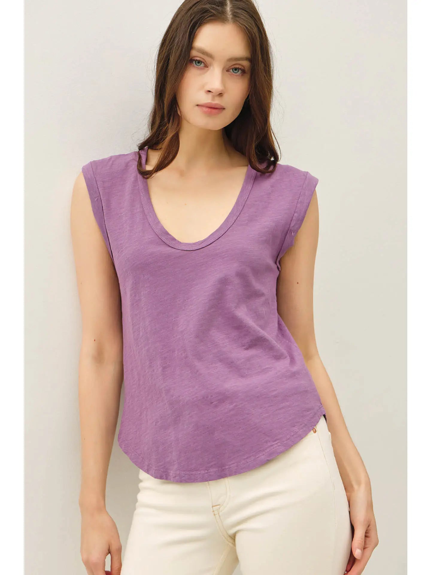 Rhonnie Cap Sleeve Top