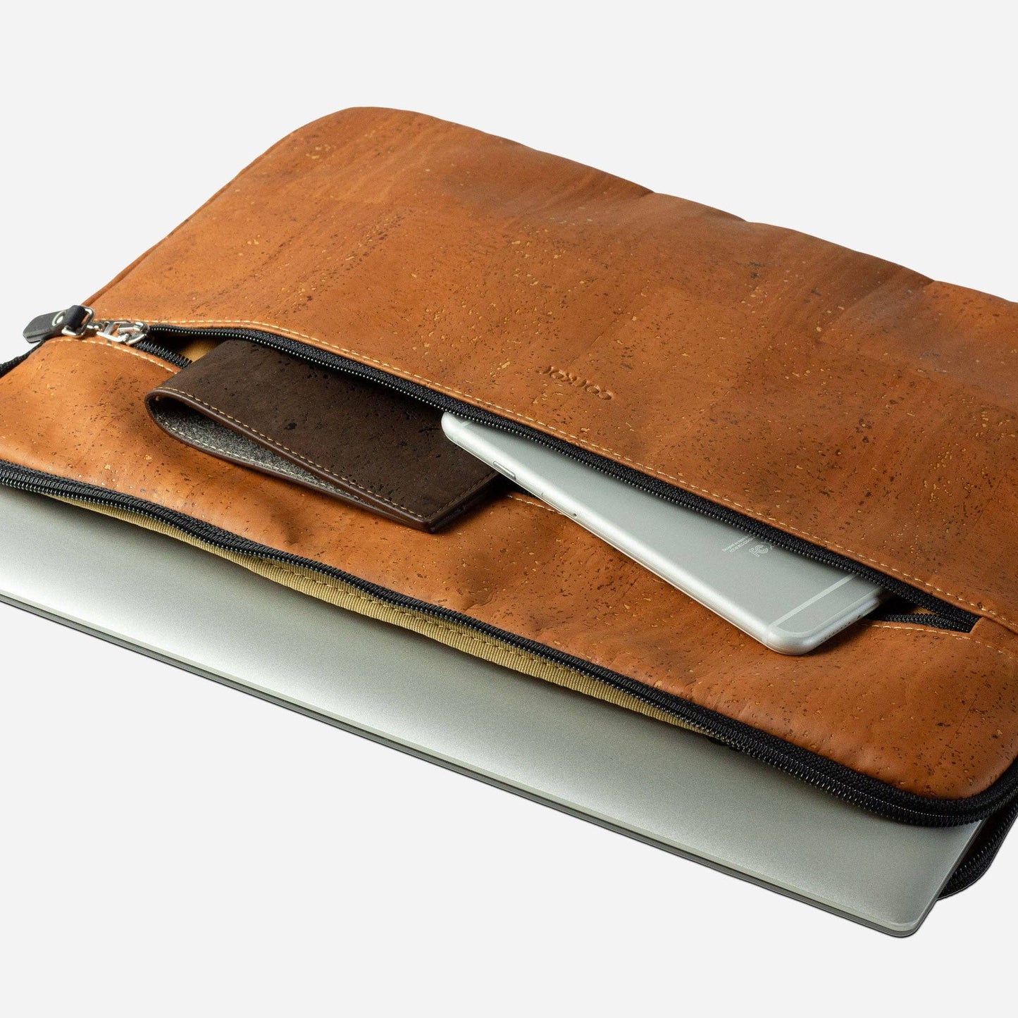 Laptop Sleeve with Pocket 14" and 16" Cork