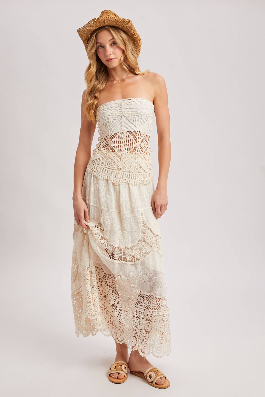 Elsa Lace Maxi Skirt