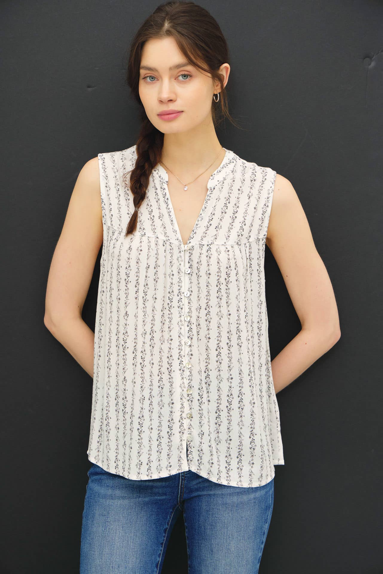 Fiona Floral Print Top
