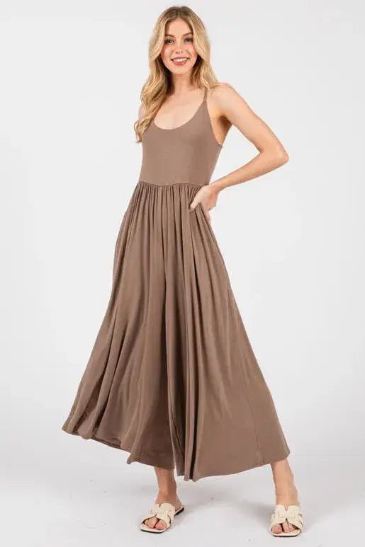 Adeline Wide-leg Cami Jumpsuit