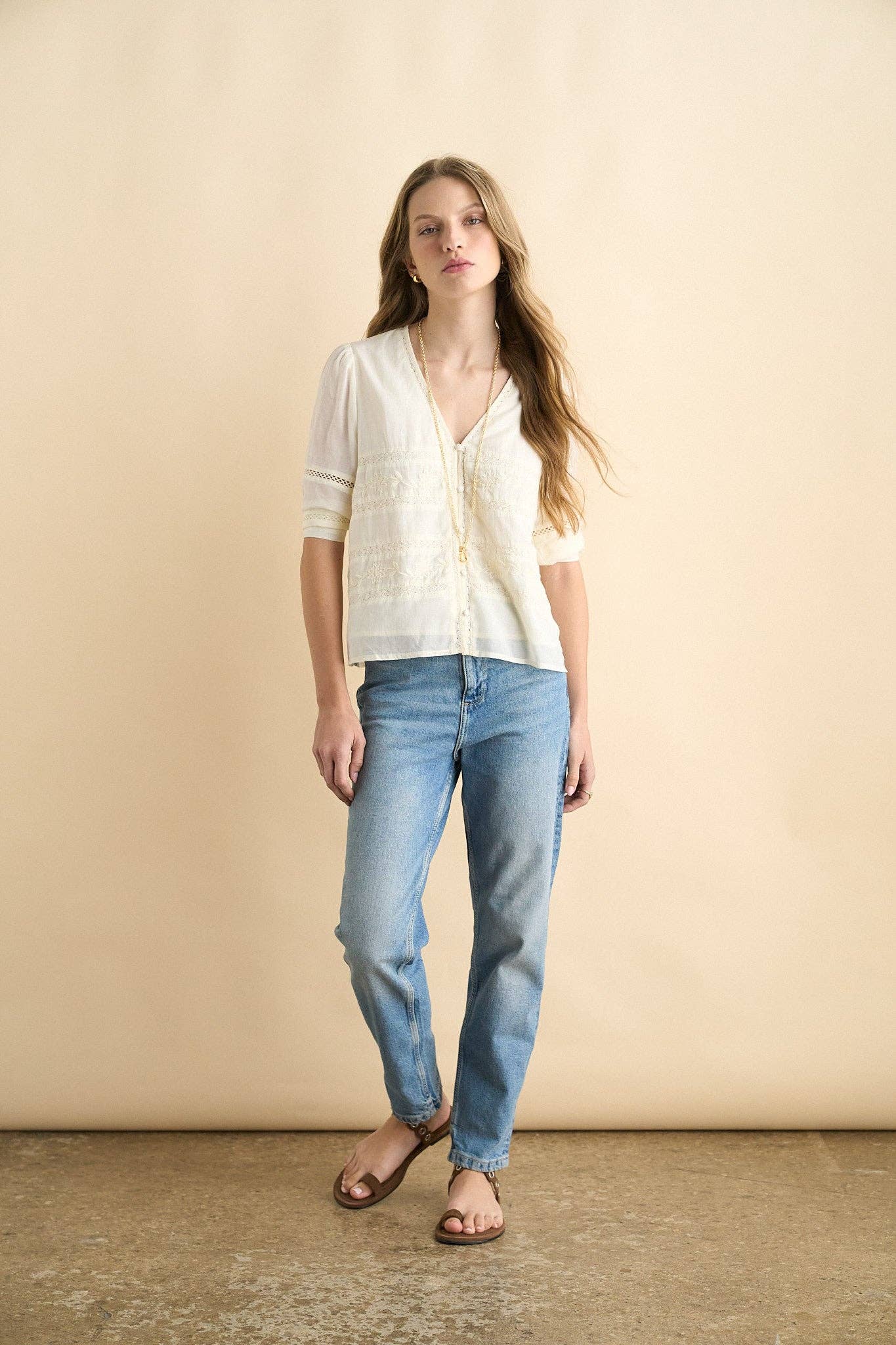 Kala Blouse - Ecru
