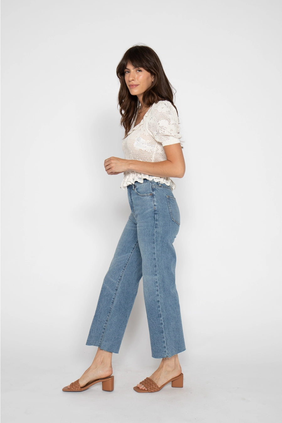 Aberdeen Crop Denim - Classic Vintage