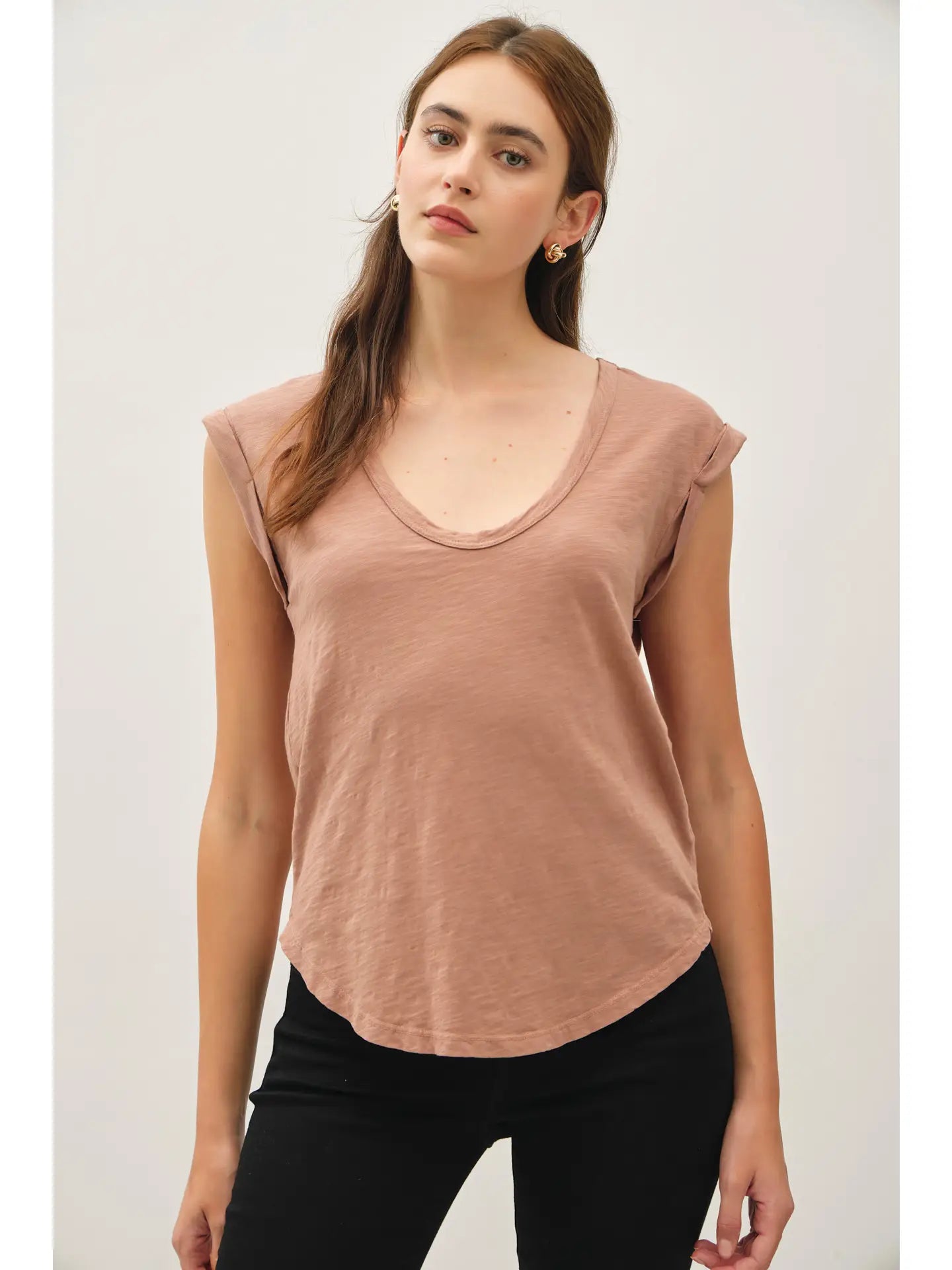 Rhonnie Cap Sleeve Top