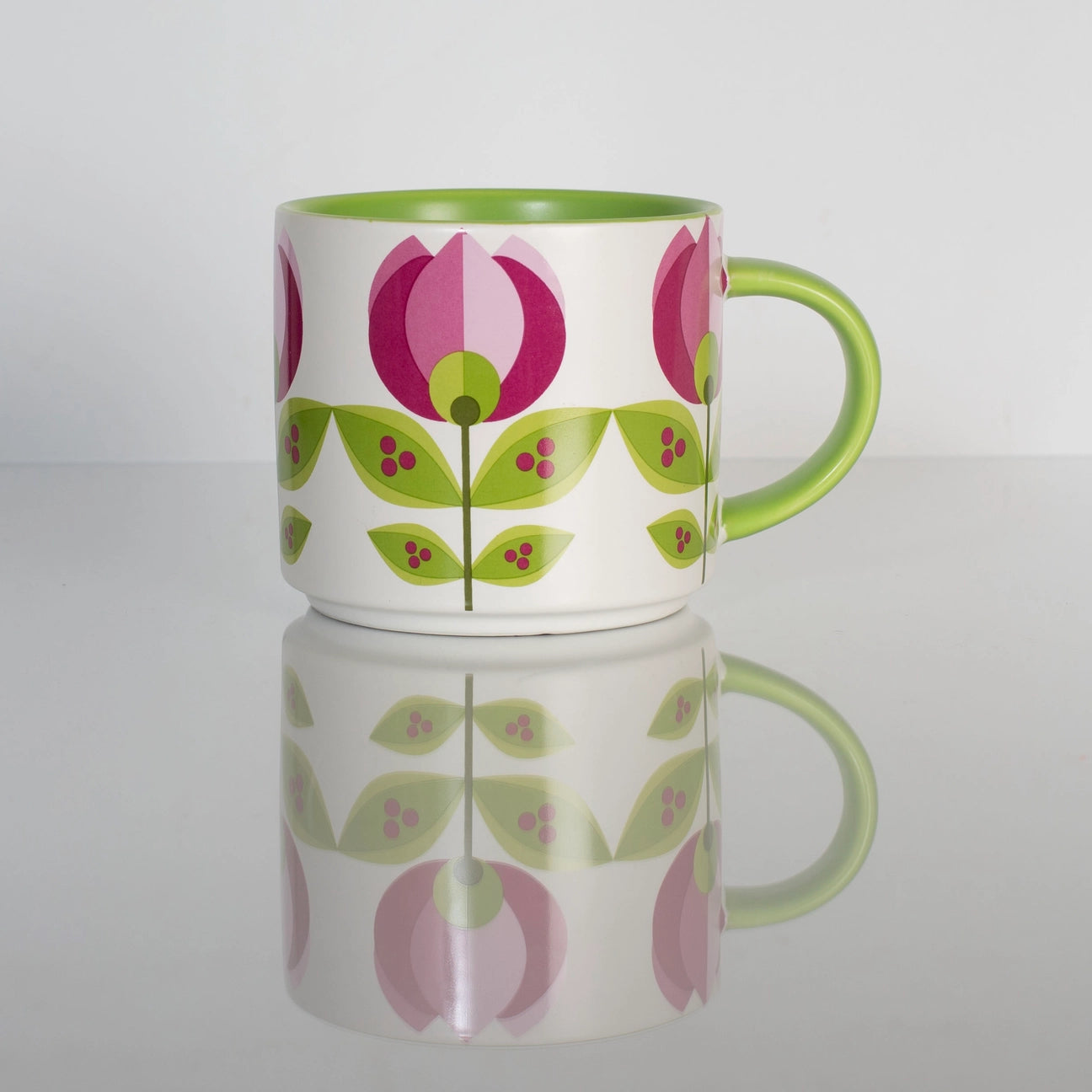 Floral Stackable Coffee Tea Mug