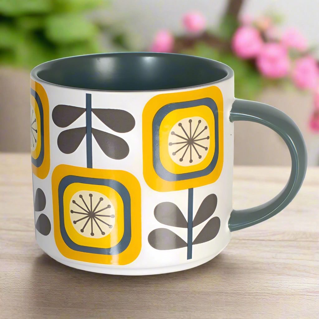 Floral Stackable Coffee Tea Mug
