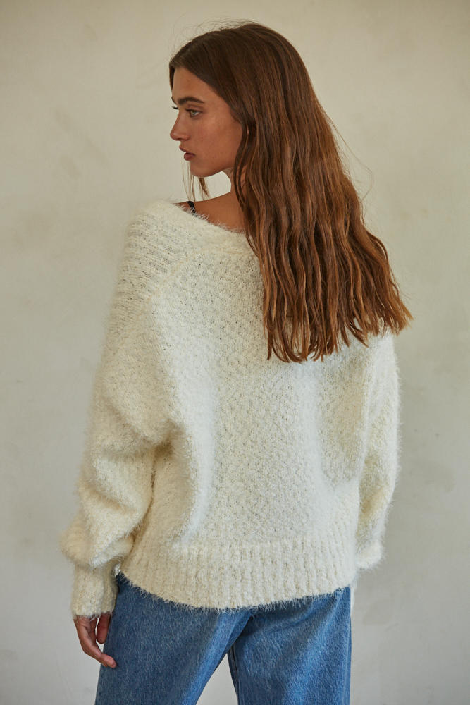 Sara Fluffy Cardigan