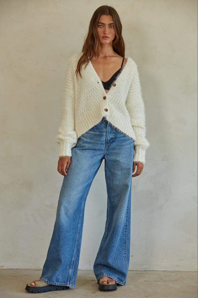 Sara Fluffy Cardigan