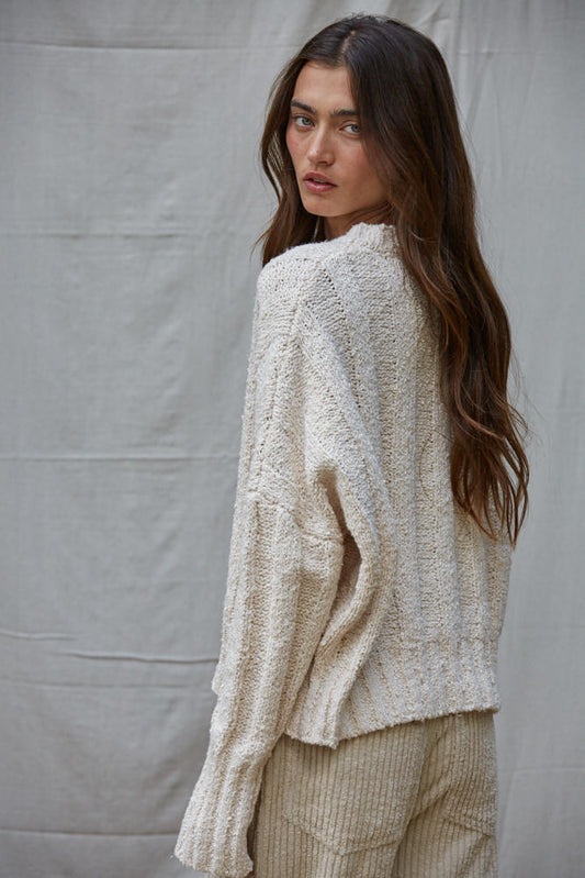 Lucy Wide Ribbed Sweater