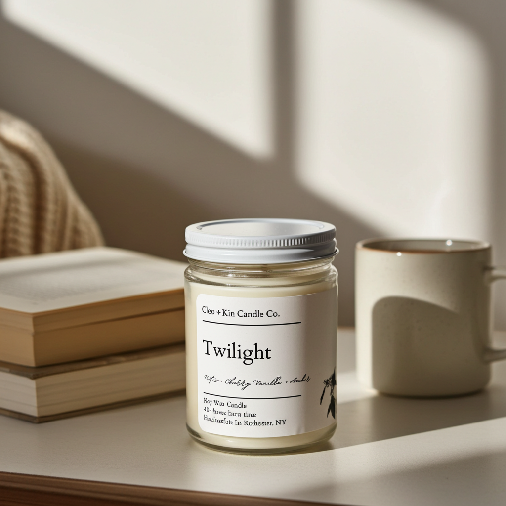 Cleo + Kin Candle Twilight
