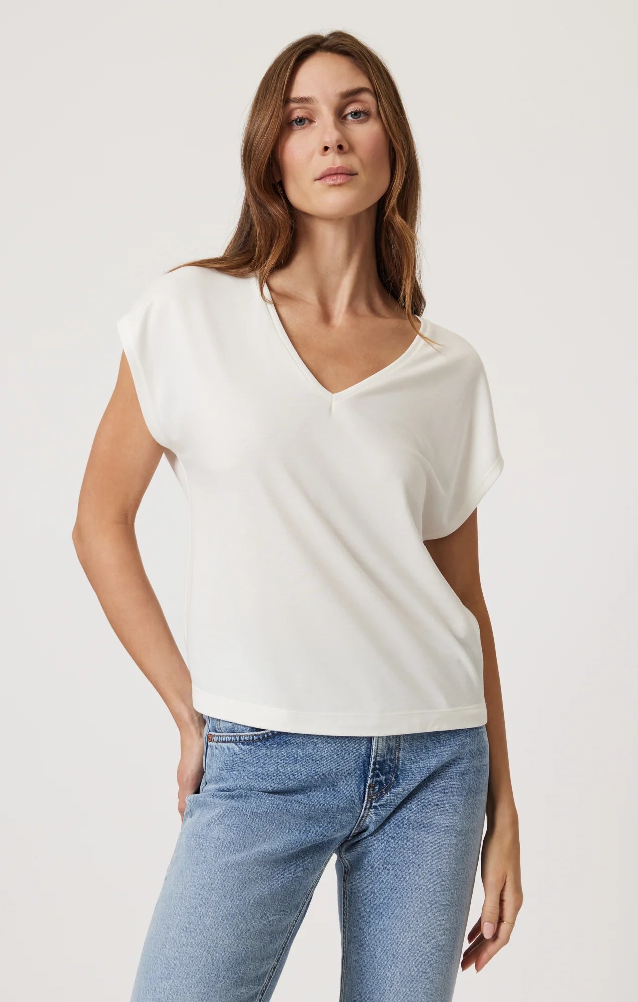 Nora Luxe V-neck T-Shirt