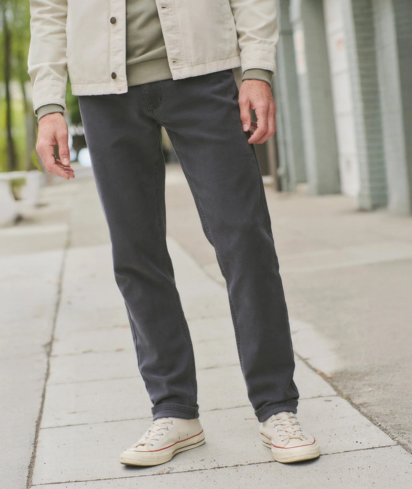 Flex Terry Slim Straight Pant
