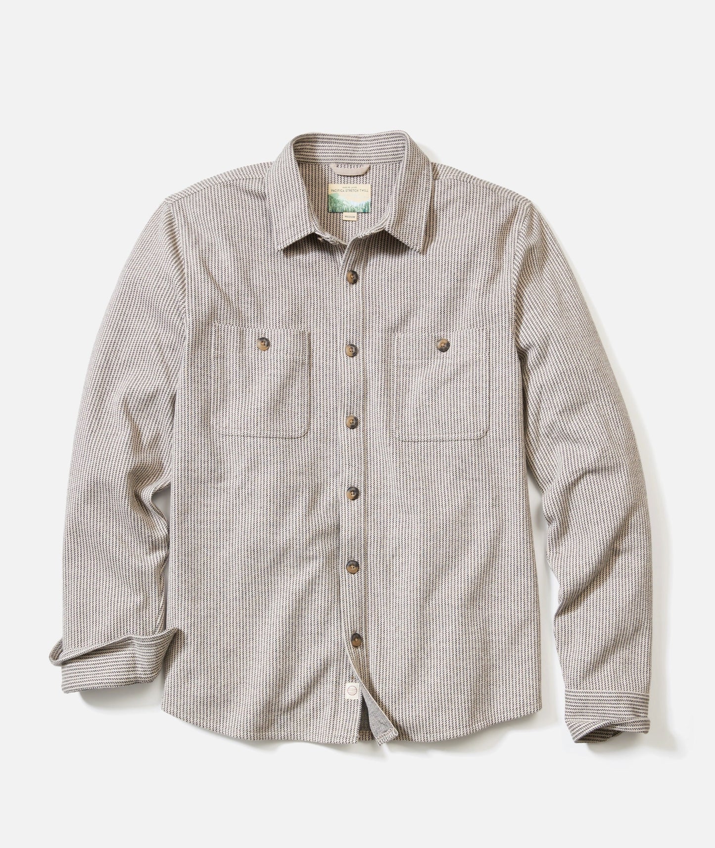 Auggie Pacifica Stretch Twill Overshirt