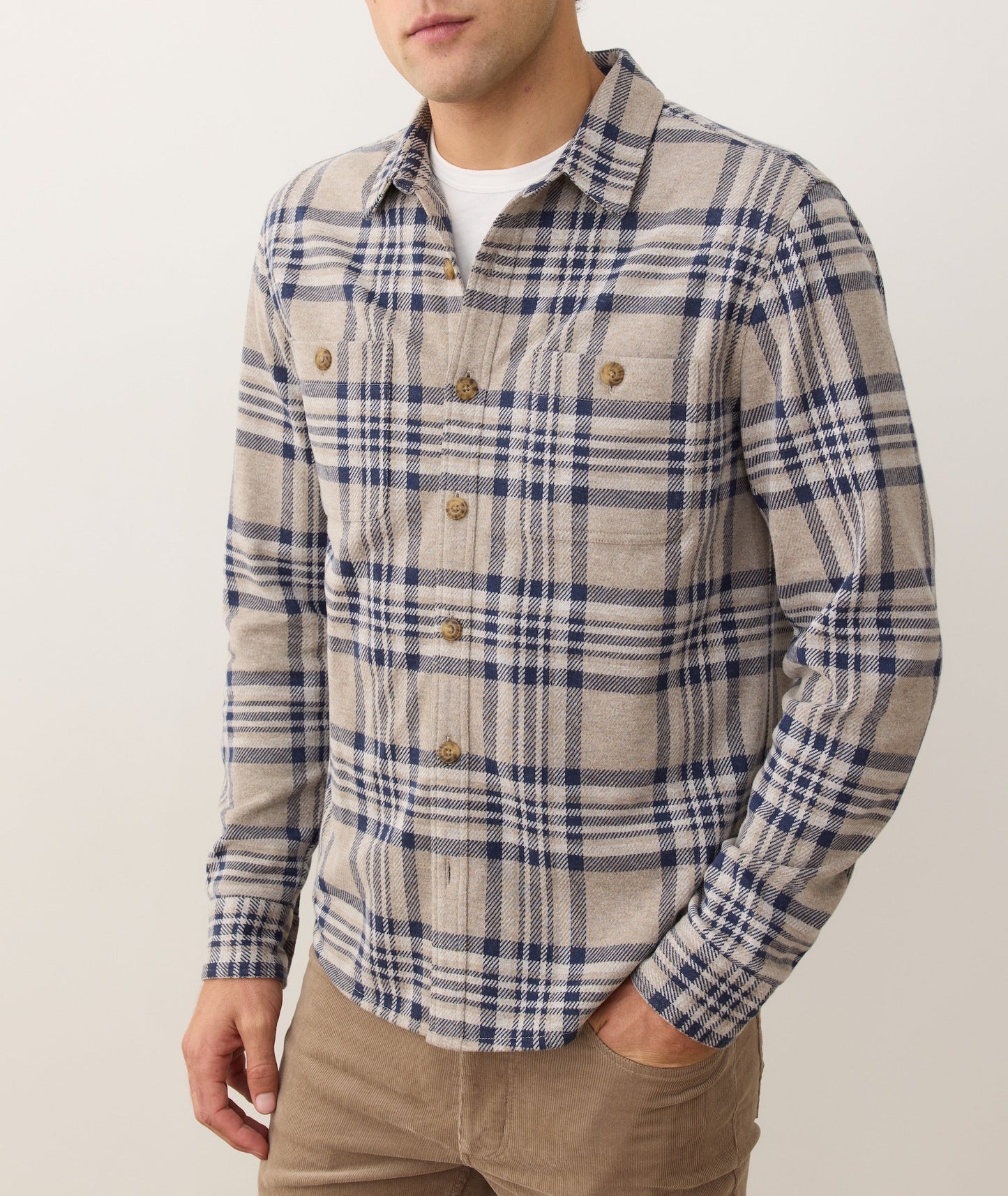 Peter Pacifica Stretch Twill Overshirt