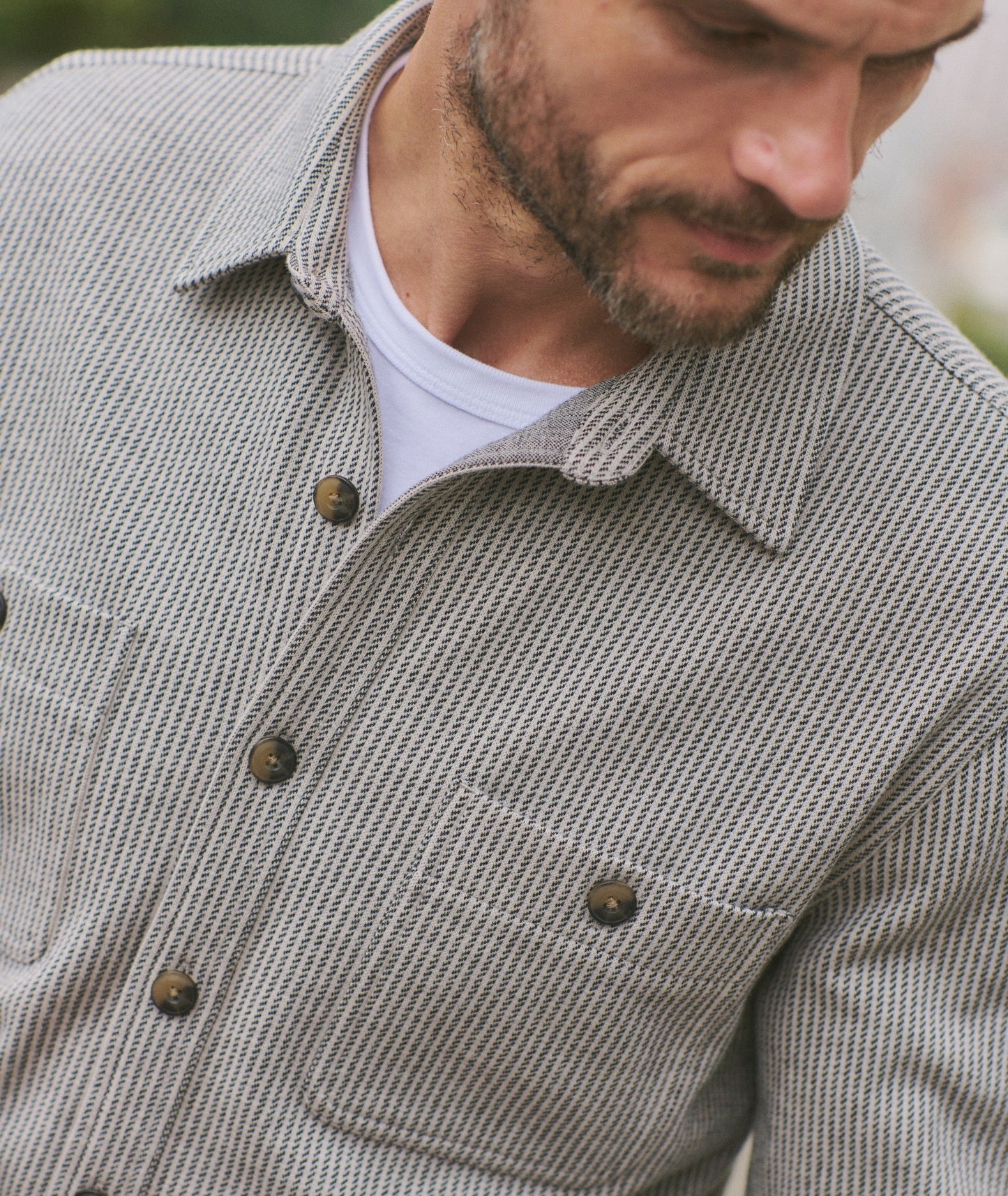 Auggie Pacifica Stretch Twill Overshirt