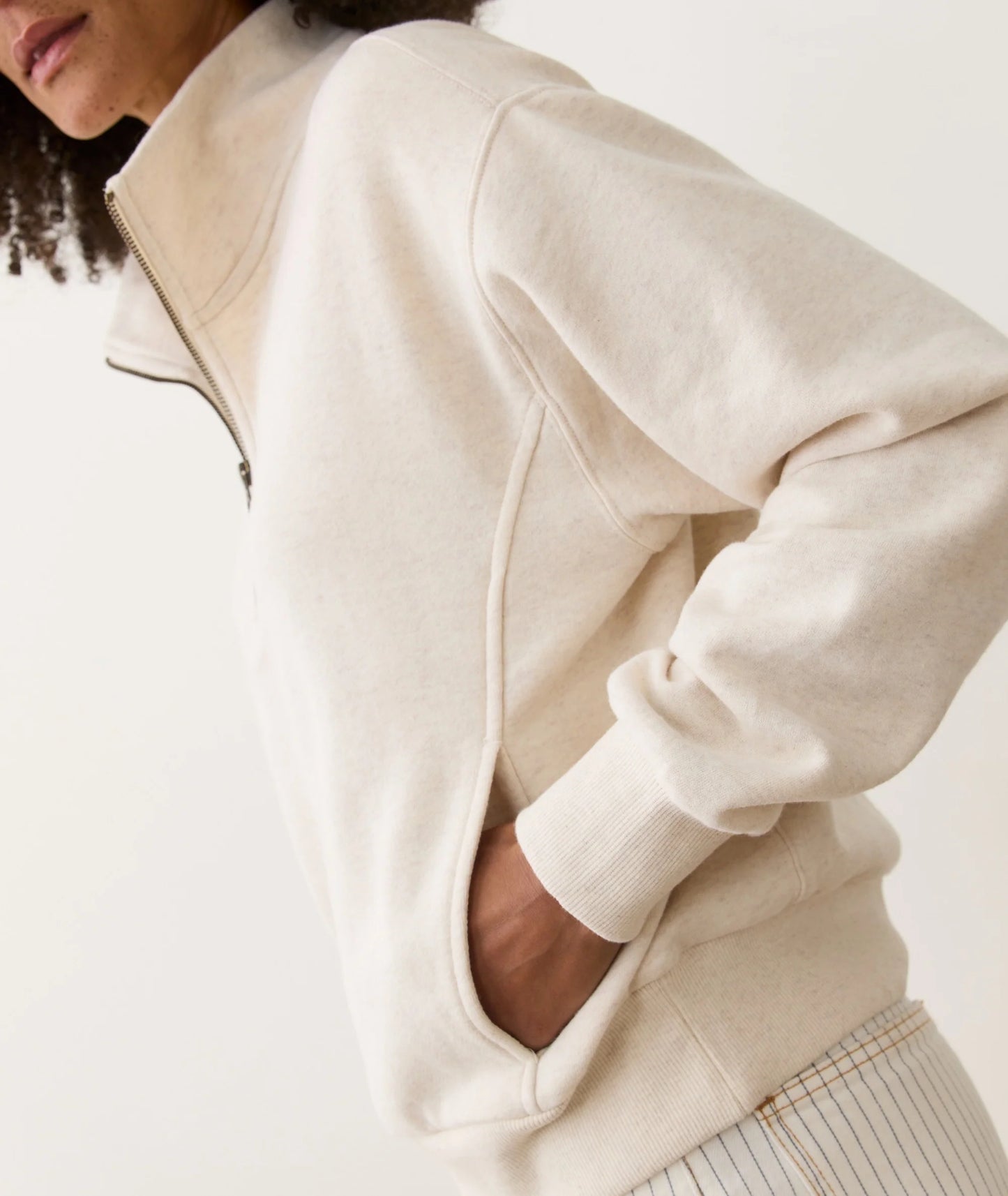CeCe Cloud 9 Fleece Half Zip