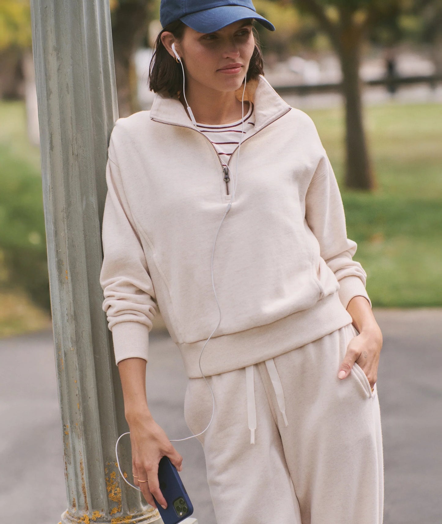 CeCe Cloud 9 Fleece Half Zip