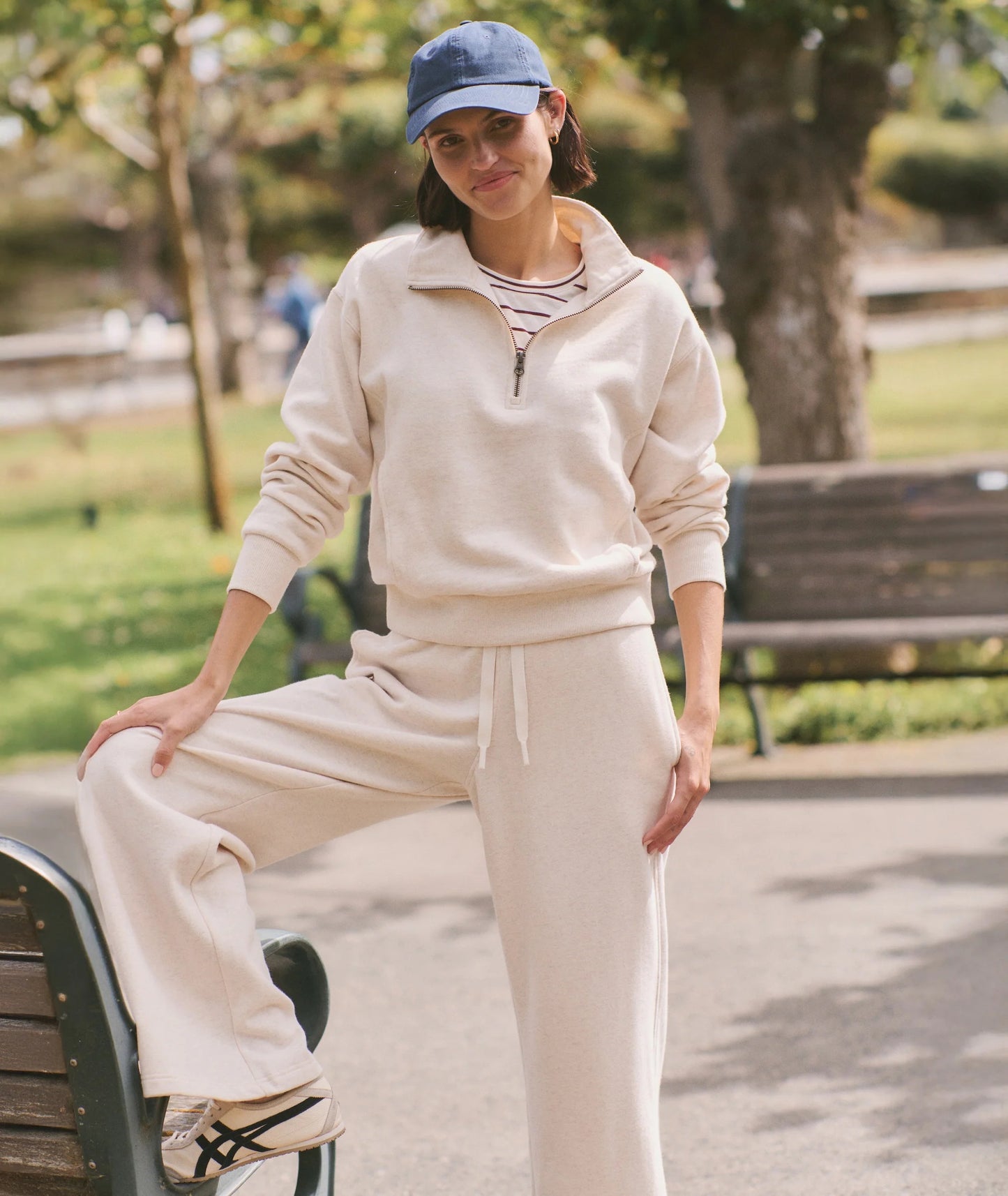 CeCe Cloud 9 Fleece Half Zip