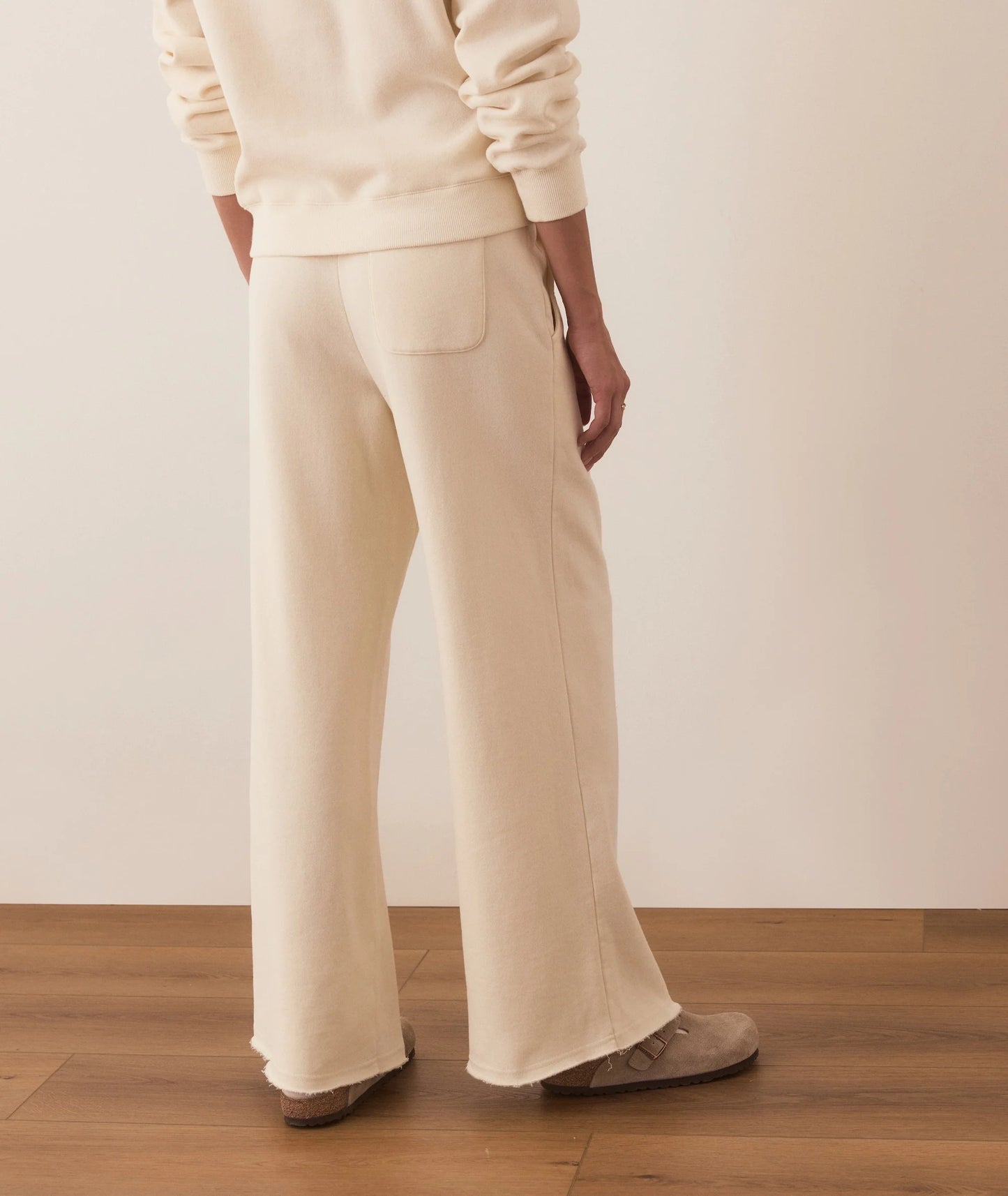 CeCe Cloud 9 Fleece Wide Leg Sweatpant