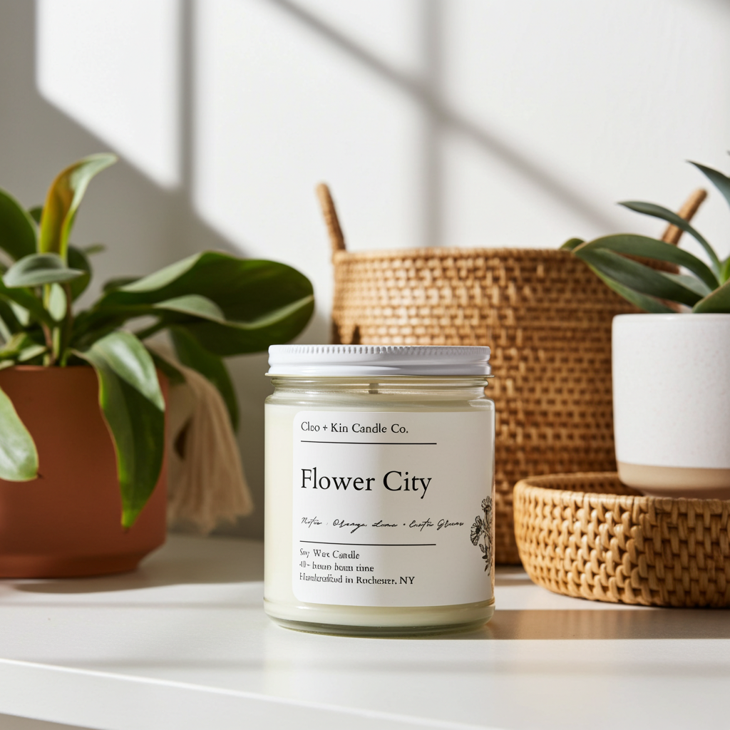 Cleo + Kin Candle Flower City