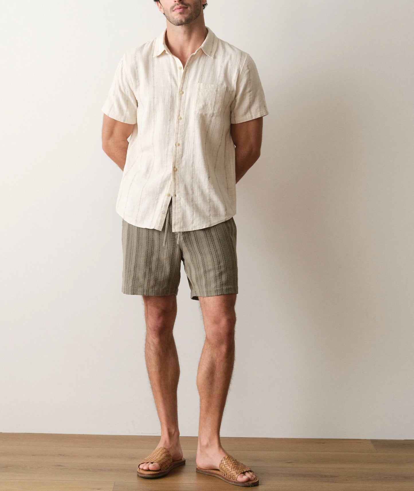 Carson Stretch Selvage Short Sleeve Shirt