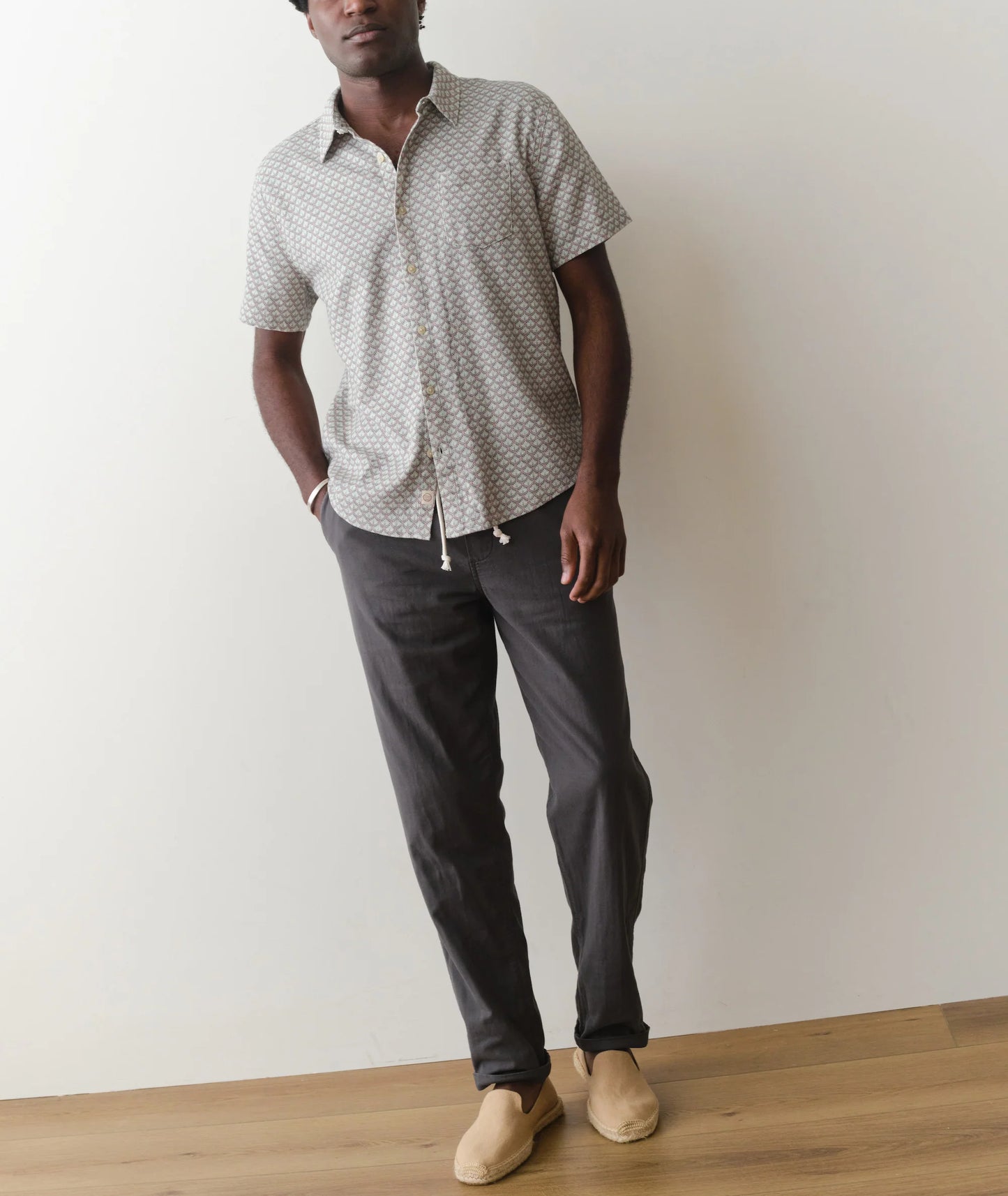 Steve Stretch Selvage Short Sleeve Shirt