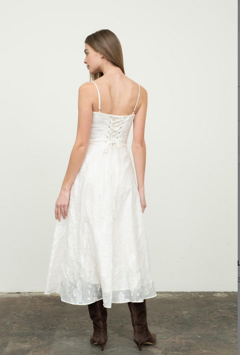 Juliet Spaghetti Strap Midi Dress