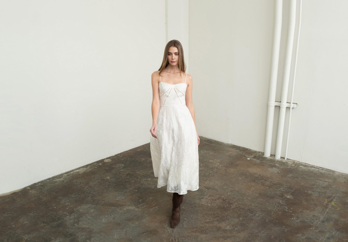 Juliet Spaghetti Strap Midi Dress