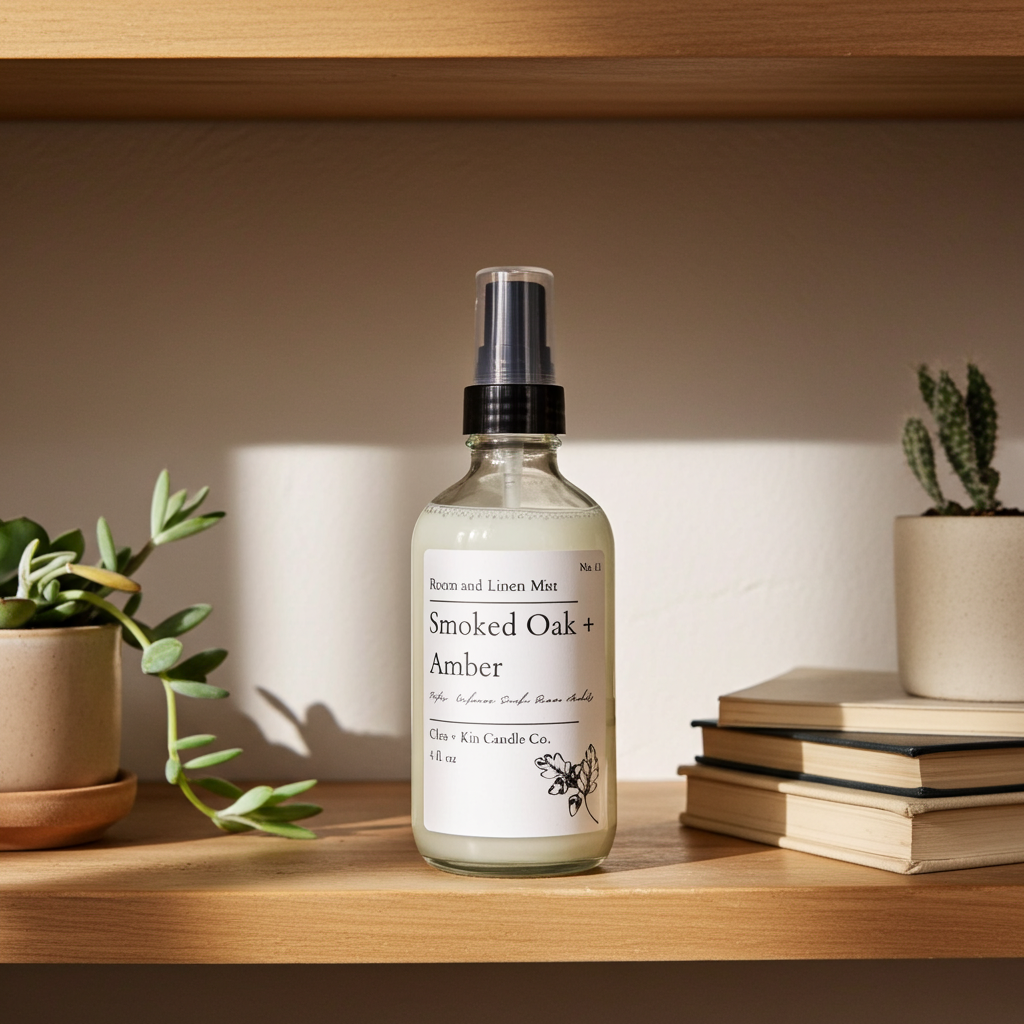 Cleo + Kin Room Spray Smoked Oak + Amber