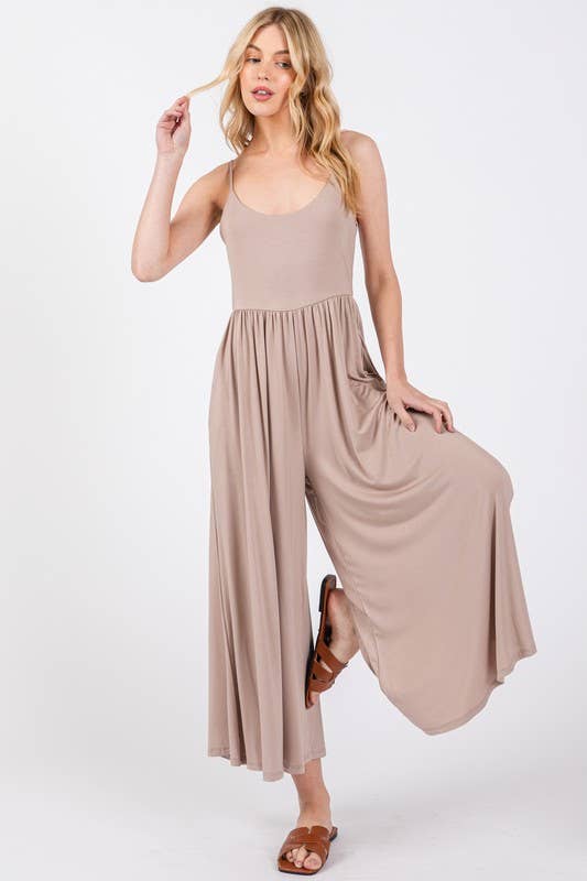 Adeline Wide-leg Cami Jumpsuit