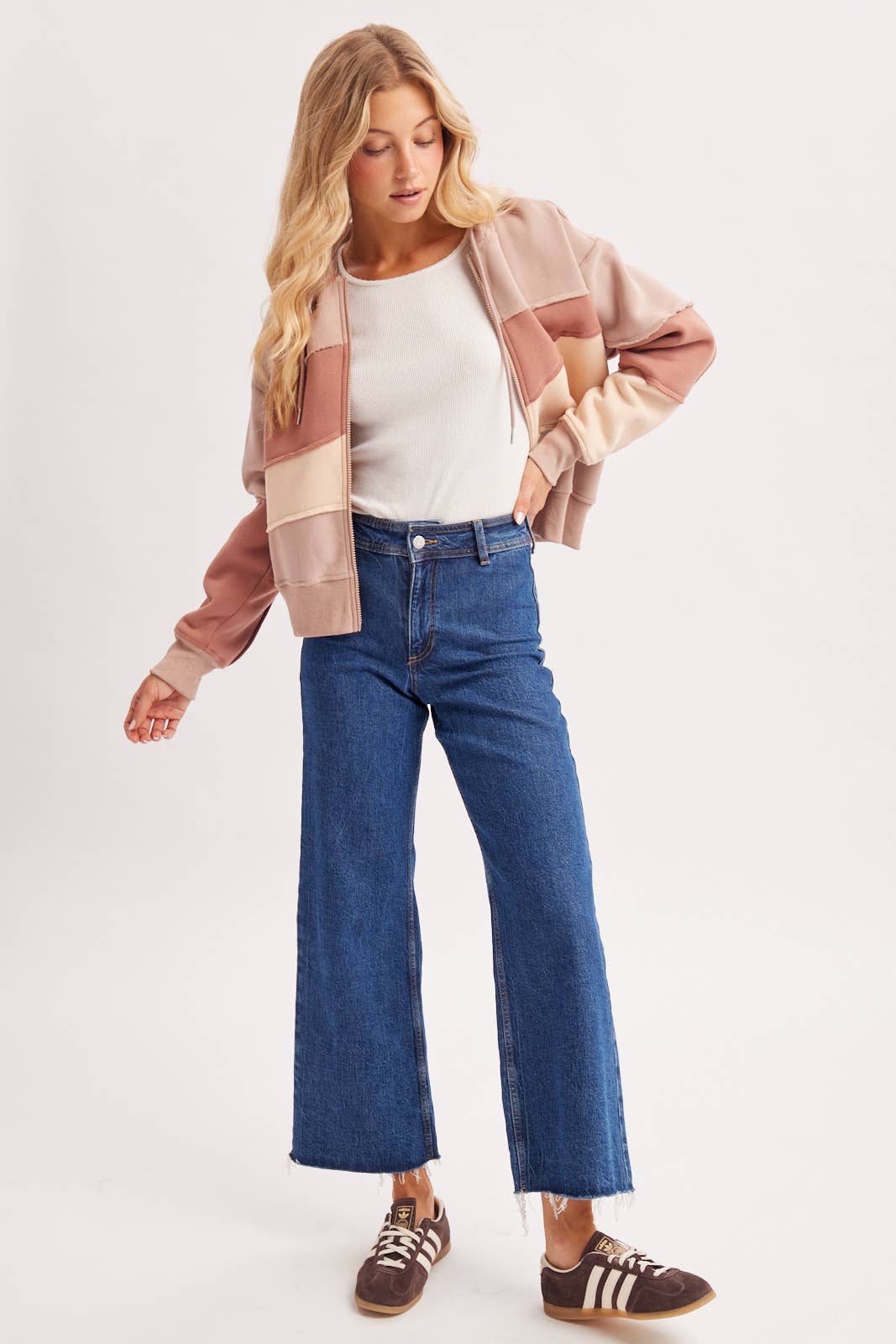 Adeline Patchwork Hoodie