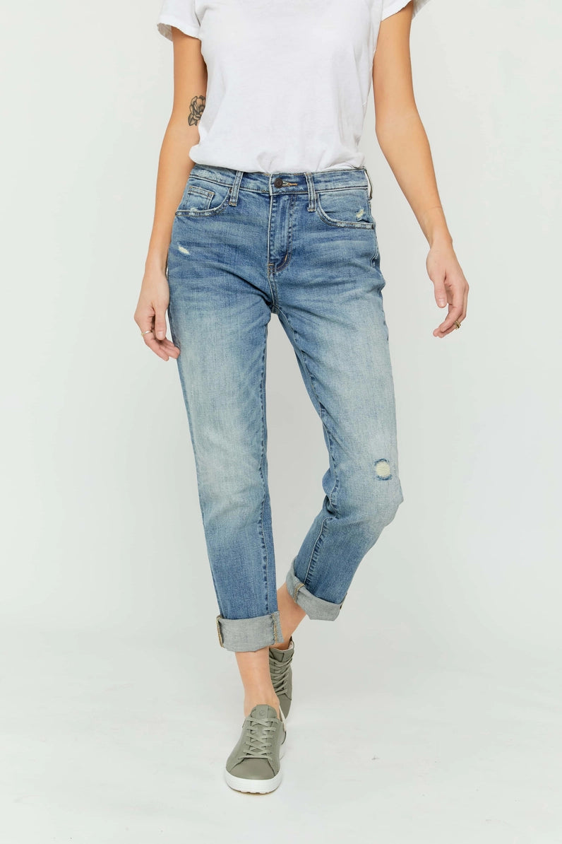 Vanna High Rise Relaxed Fit Denim 24