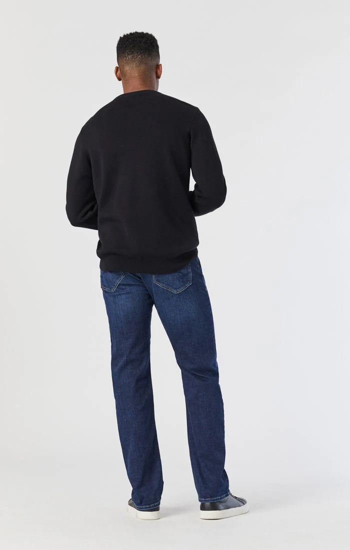 Marcus Slim Straight Leg Denim - Deep Organic Blue
