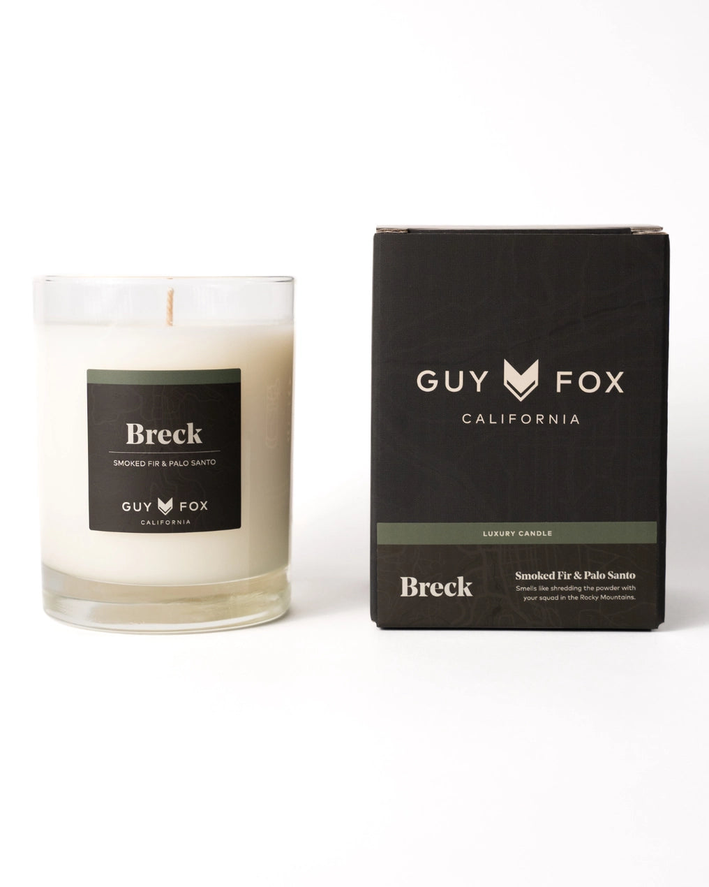 Breck Coconut Wax Candle - Smoked Fir + Palo Santo