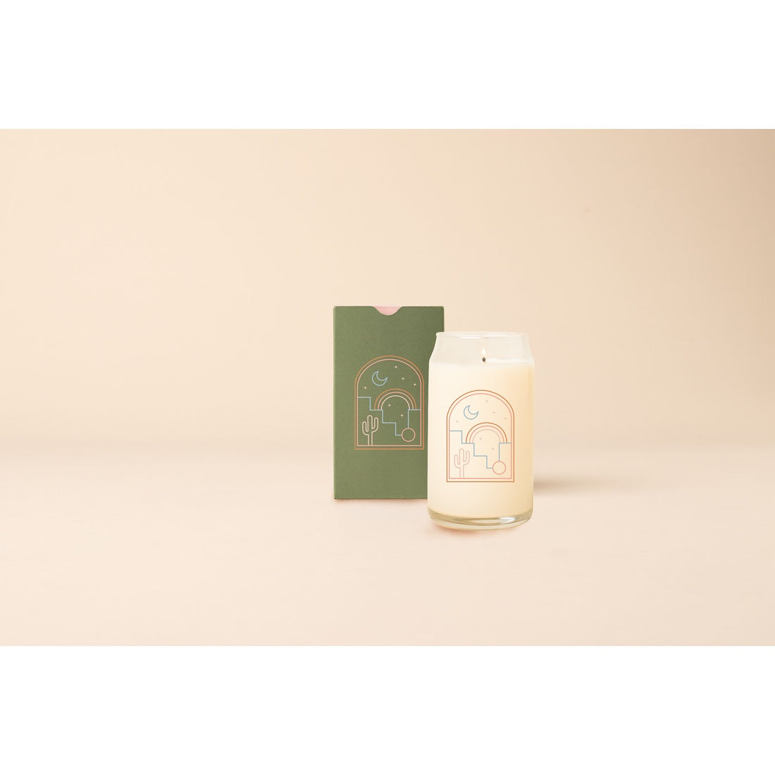 Glass Can Candle - Desert