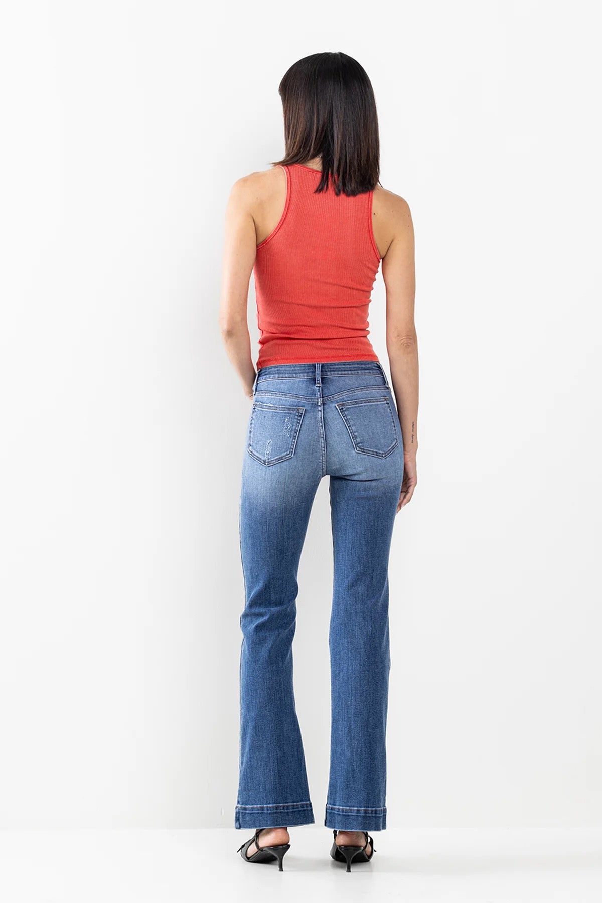 Lucy Mid-Rise Bootcut Denim 25
