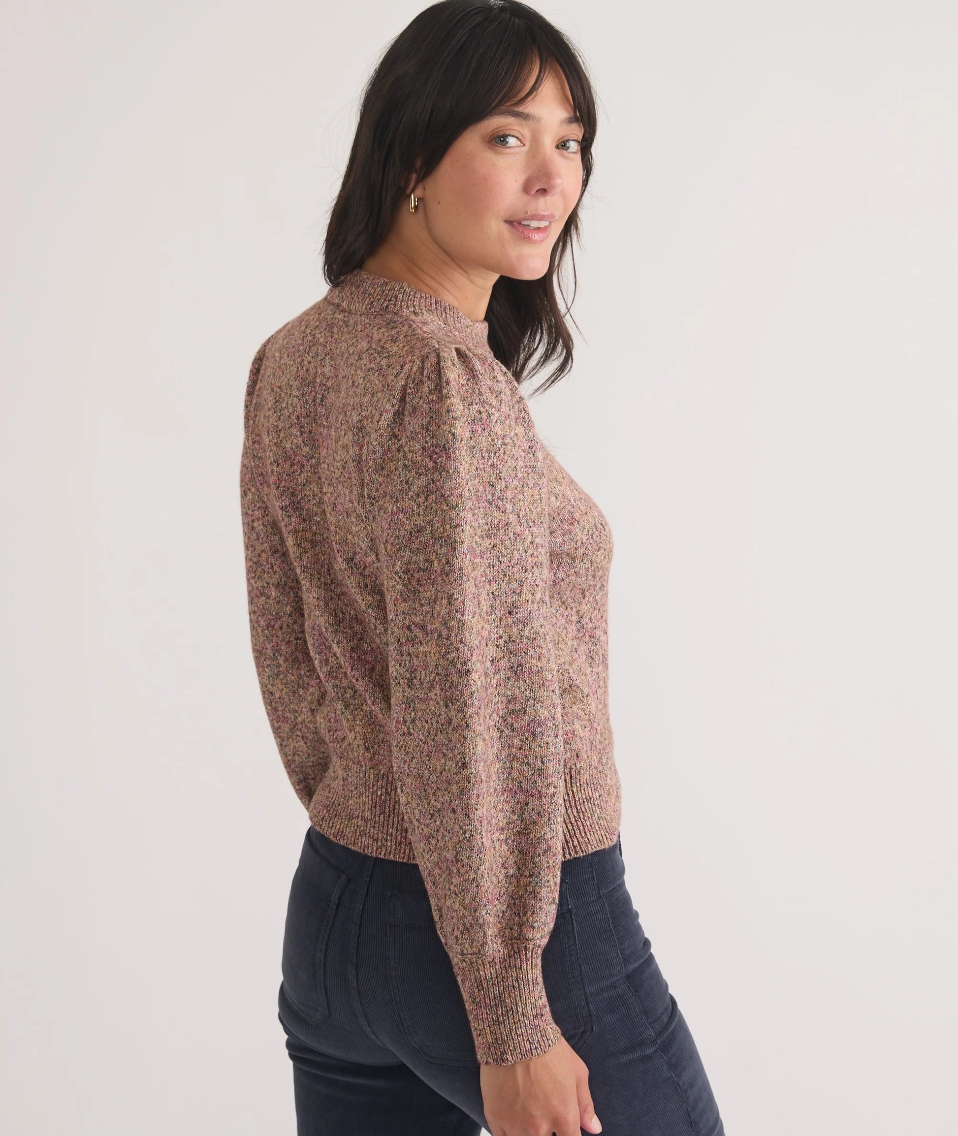 Alma Puff Sleeve Sweater Small