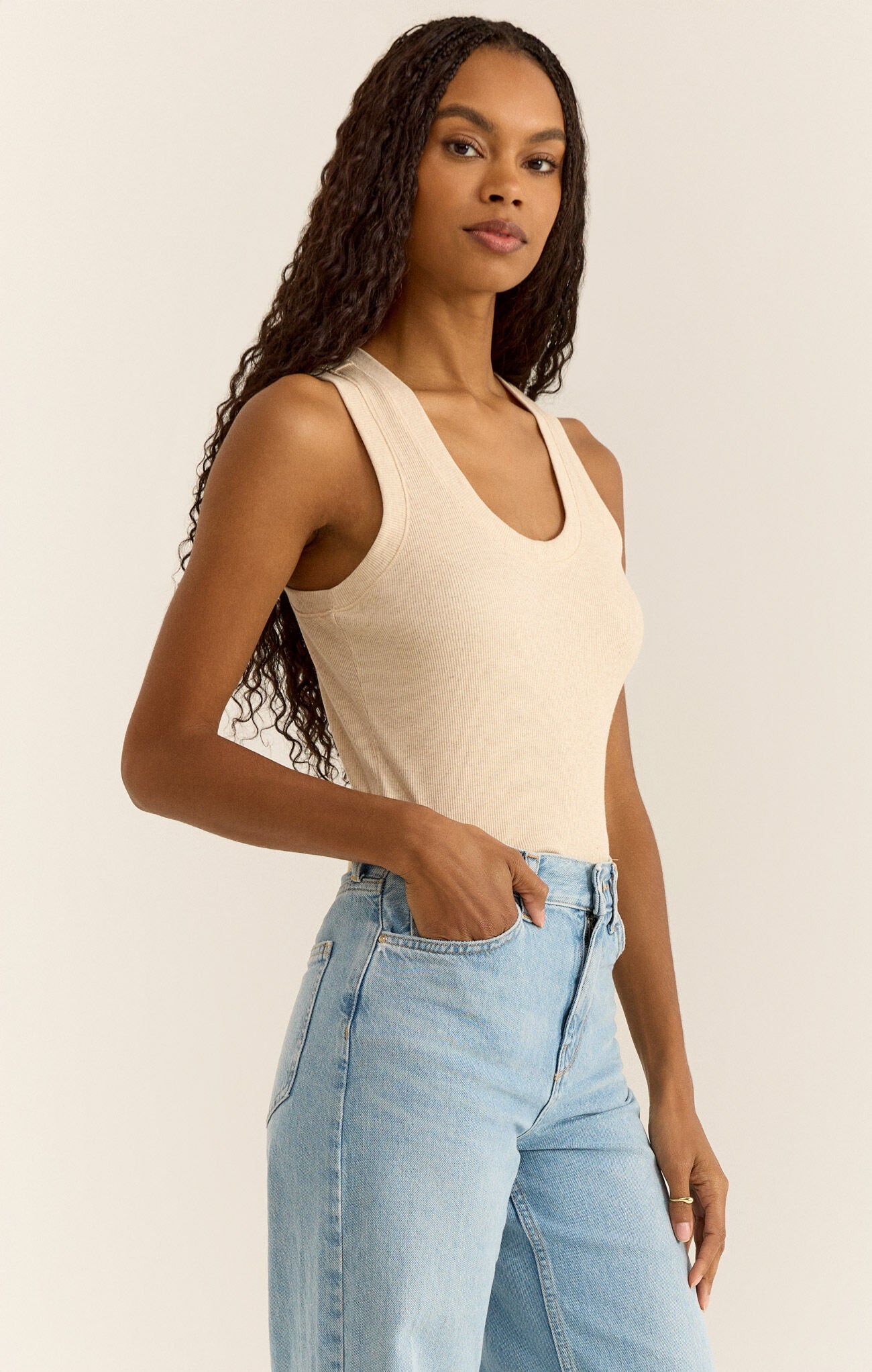 Sirena Rib Tank White X-Small