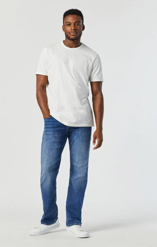 Marcus Slim Straight Leg Denim - Foggy Feather Blue