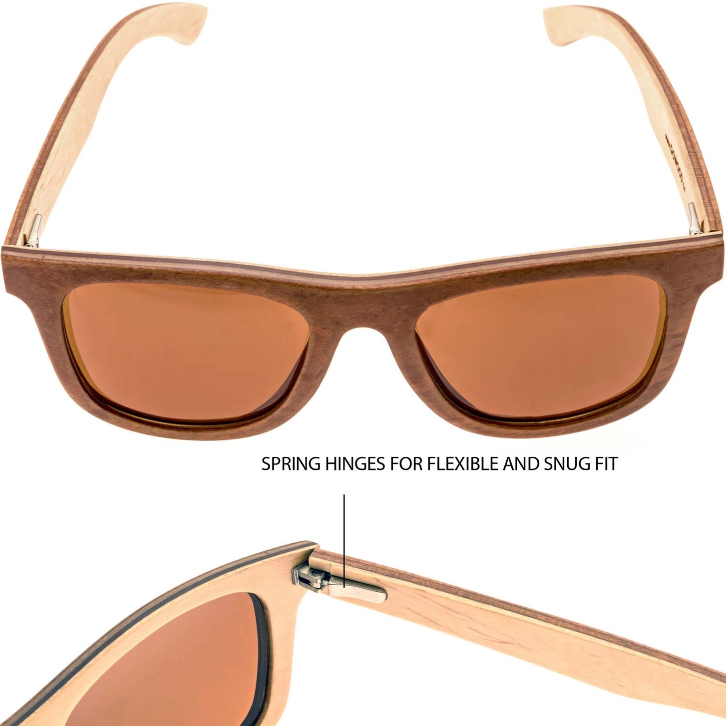 Canadian Brown Maple Sunglasses
